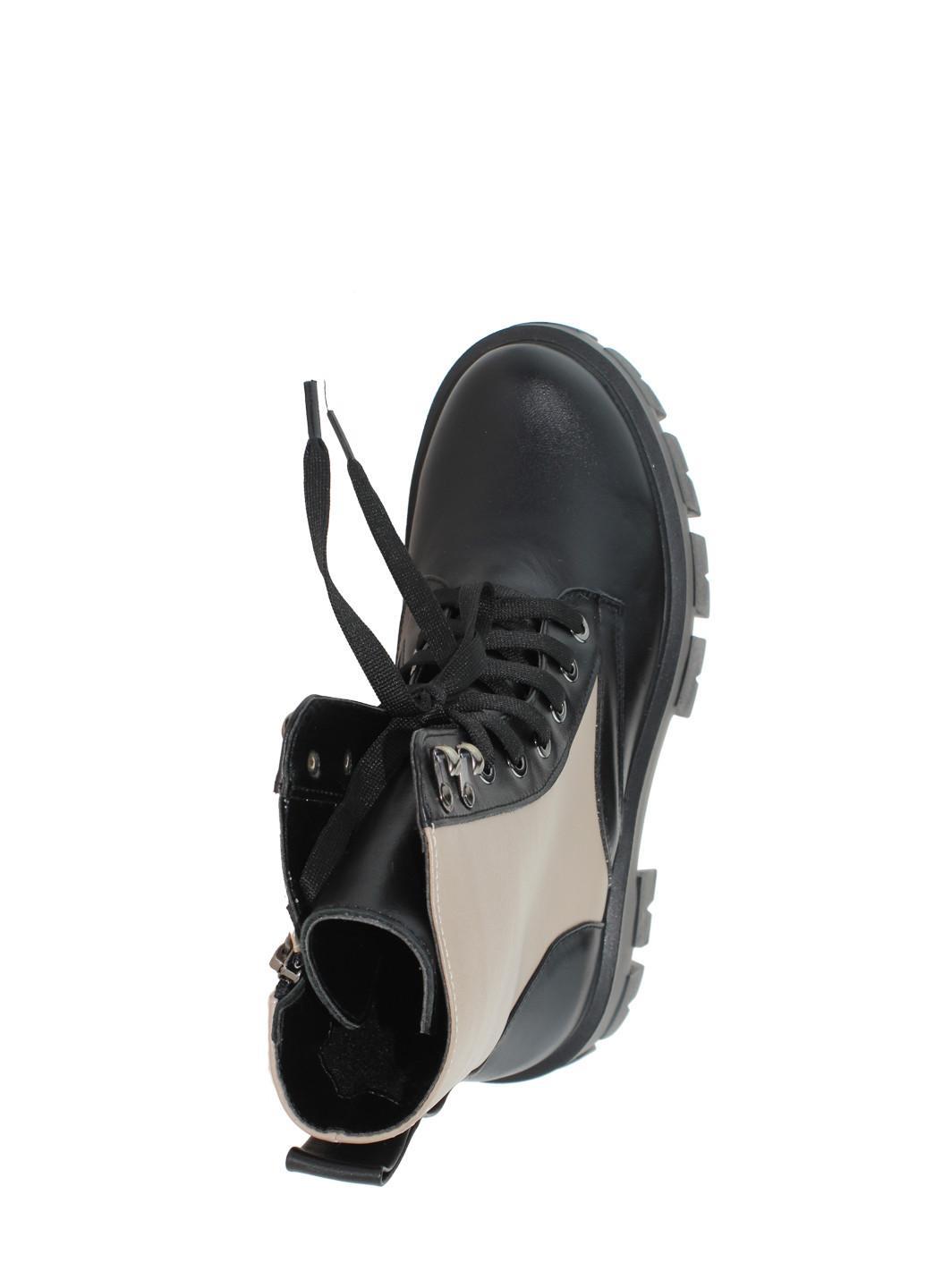 Осенние ботинки dr6801 бежево-черный Dalis