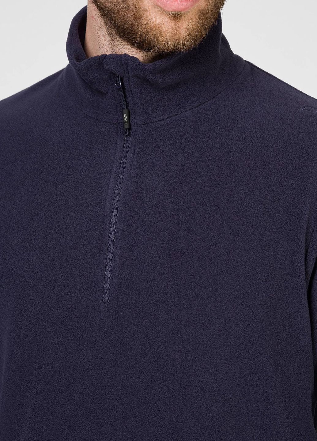 Темно-синяя спортивная кофта Man Fleece Sweat CMP (255240994)