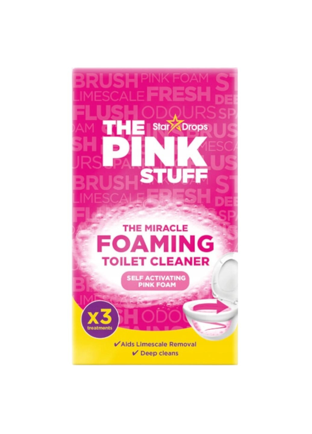 Pink Stuff Порошок для чистки унитаза 3х100 г The Pink Stuff (277165807)