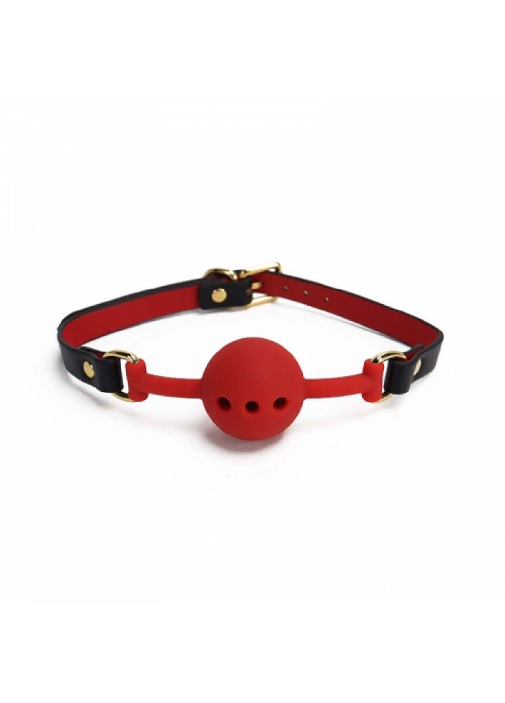 Силиконовый дышащий кляп-шарик для рта Mouth Gags Toys Red Bdsm4u (277229557)