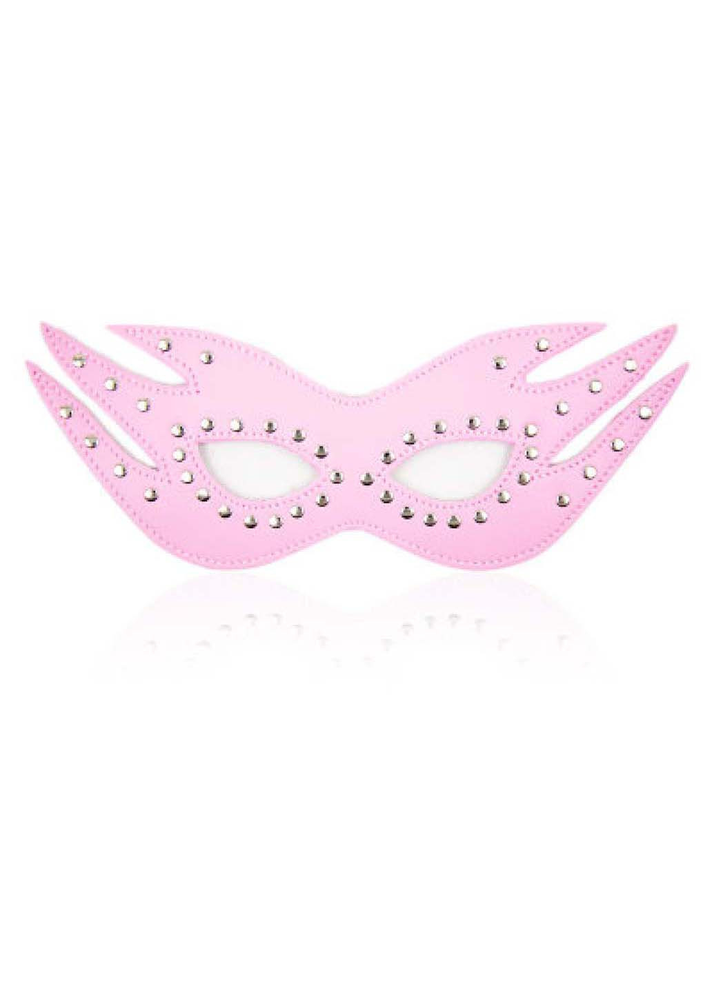 Маска на глаза Leather Cat Mask Pink Bdsm4u (277229421)