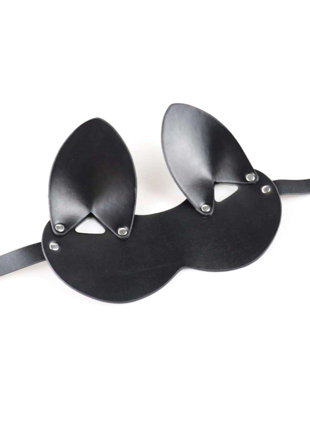 Шкіряна маска на очі з вушками Kitty Bondage Mask Bdsm4u (277229544)