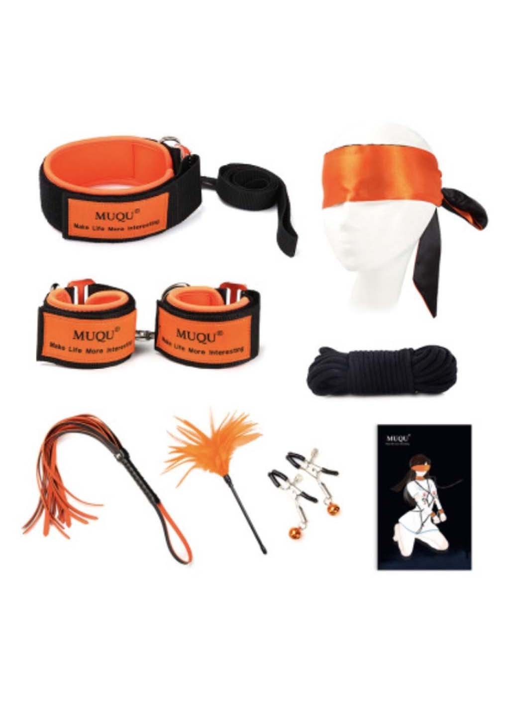 Бдсм набор из 7 предметов Orange Farvet Bondage Kit Bdsm4u (277229380)
