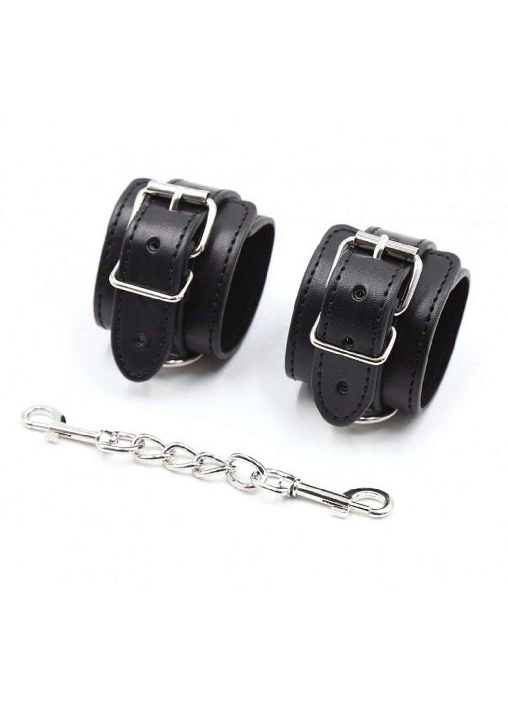 Кожаные наножники на цепи с ремешками Multi-Studded Shackles ZR025 Bdsm4u (277229402)