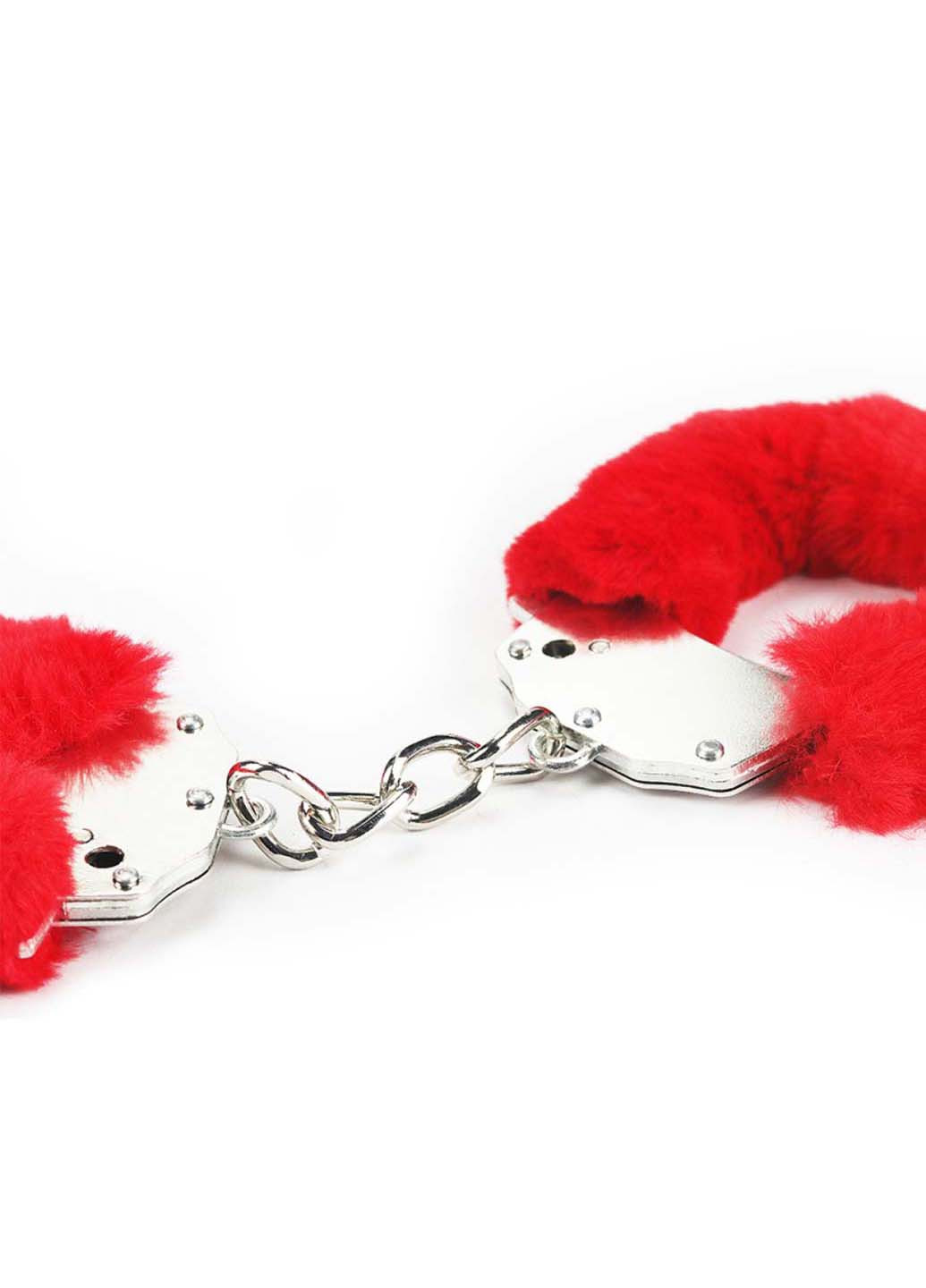 Металлические наручники с мехом Fetish Pleasure Fluffy Handcuffs Lovetoy (277229288)