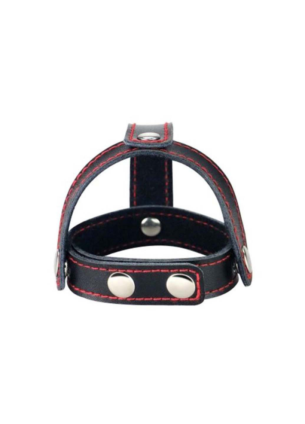 Шкіряний бондаж на пеніс Bondage Fetish TStyle Leather Cockring With Ball Divider Lovetoy (277229298)