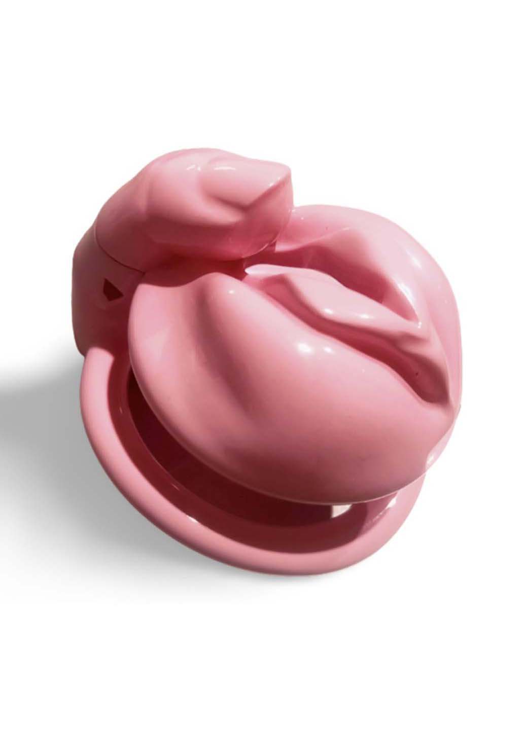 Пояс вірності для чоловіків Excited Finger Caress Chastity Device Pink Bdsm4u (277229451)