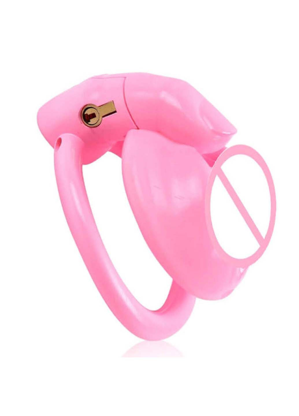 Пояс вірності для чоловіків Excited Finger Caress Chastity Device Pink Bdsm4u (277229451)