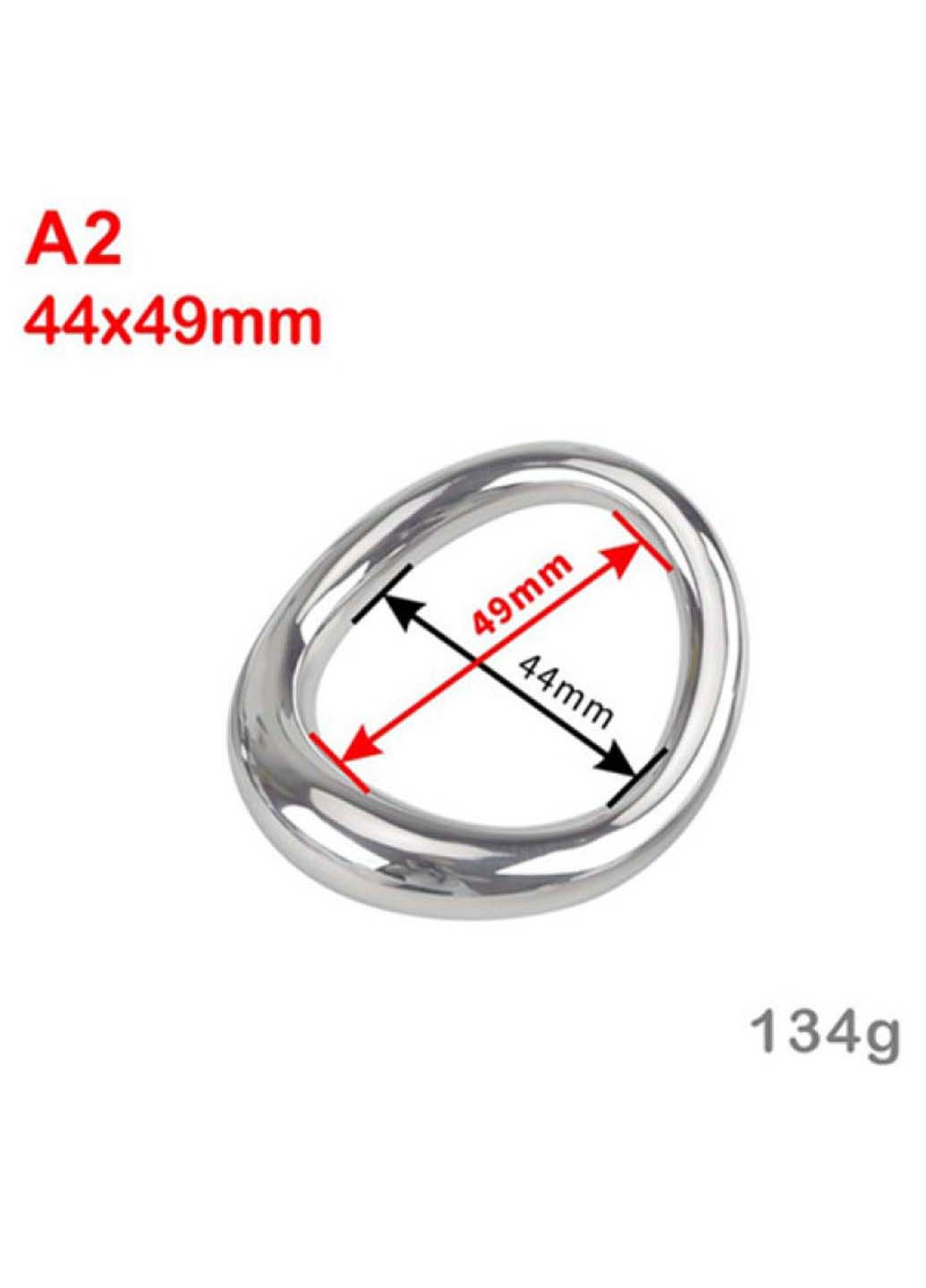 Стальное эрекционное кольцо на головку пениса Curved Penis Ring Medium Bdsm4u (277229551)