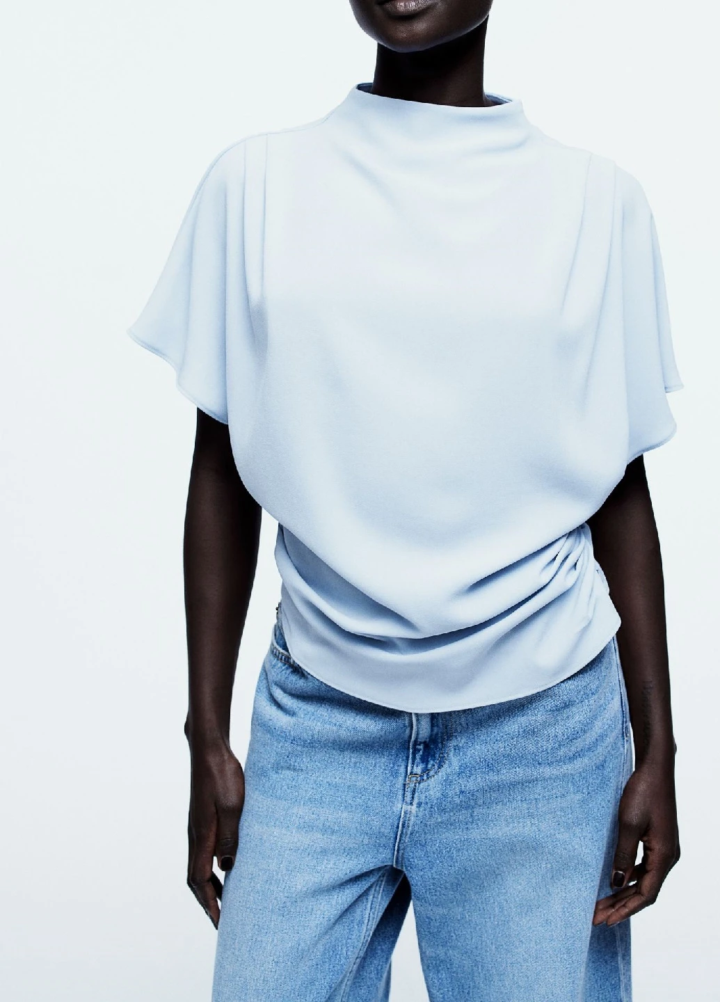 Блакитна блузка H&M