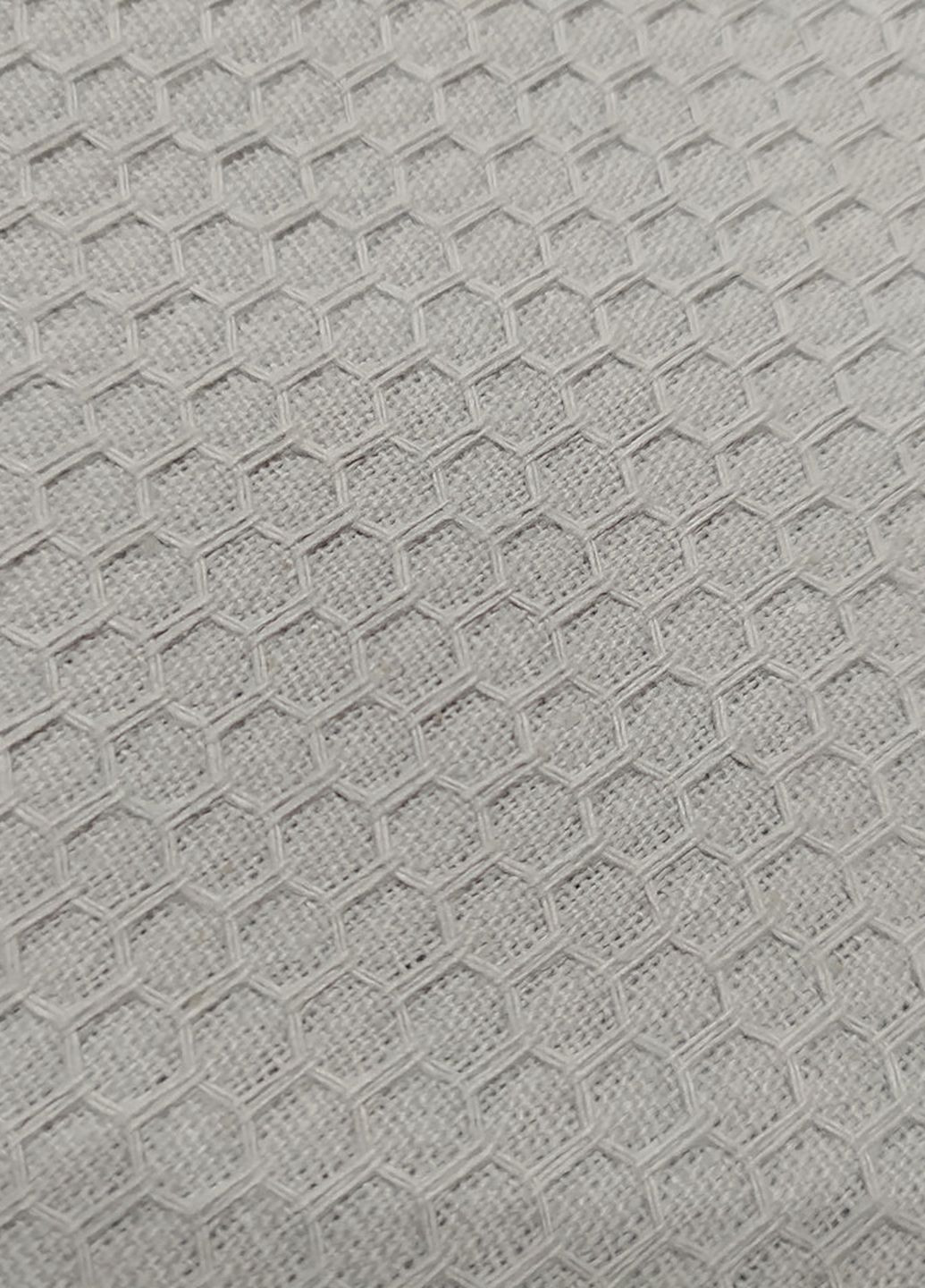 No Brand полотенце вафельное для лица 50*90 серый (03886) серый производство - Украина