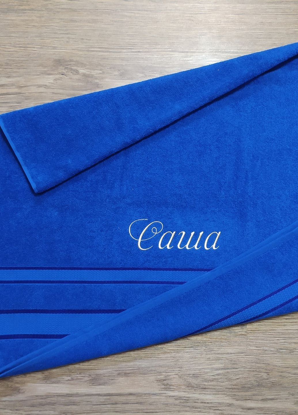 No Brand полотенце с именной вышивкой махровое банное 70*140 синий александр 04242 однотонный синий производство - Украина
