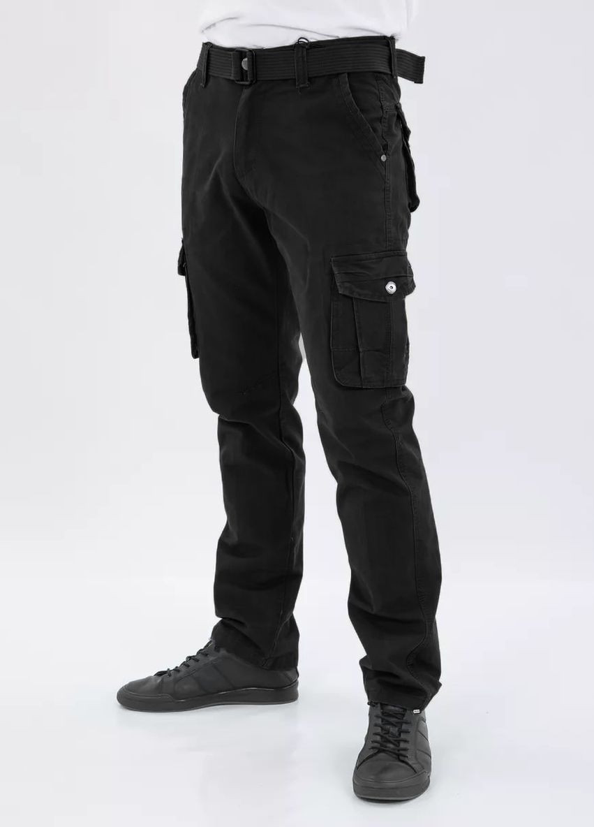 Чоловічі штани Карго прямі з ременем X hey (277630425)