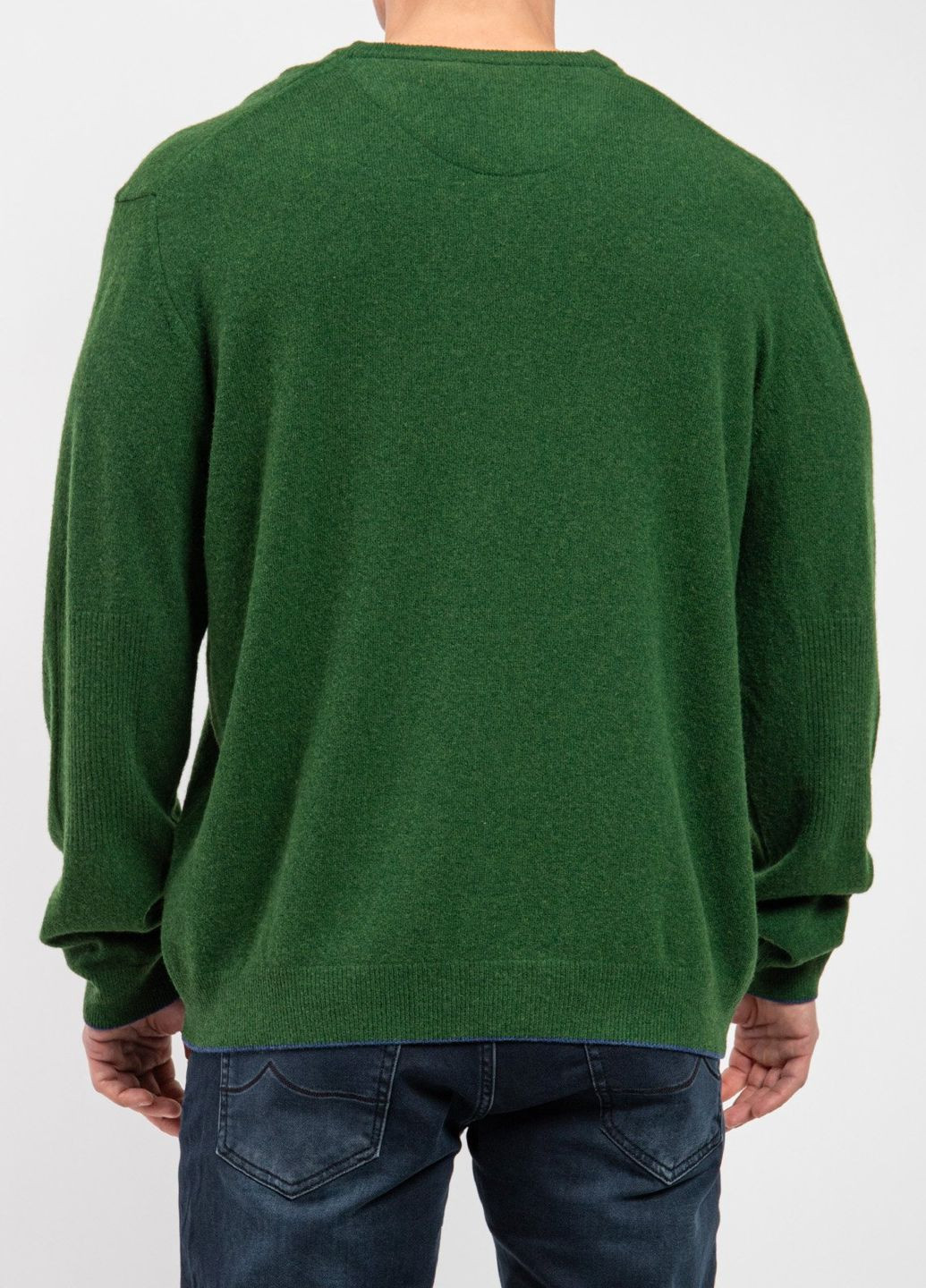 Зеленый шерстяной пуловер Gant (277237669)
