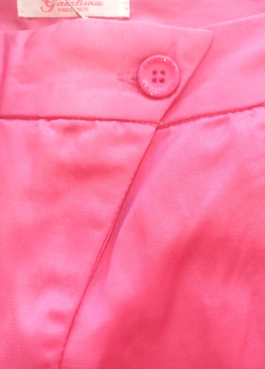Штани-джогери шовкові для дівчини GE6451716 рожеві Gaialuna (277365804)