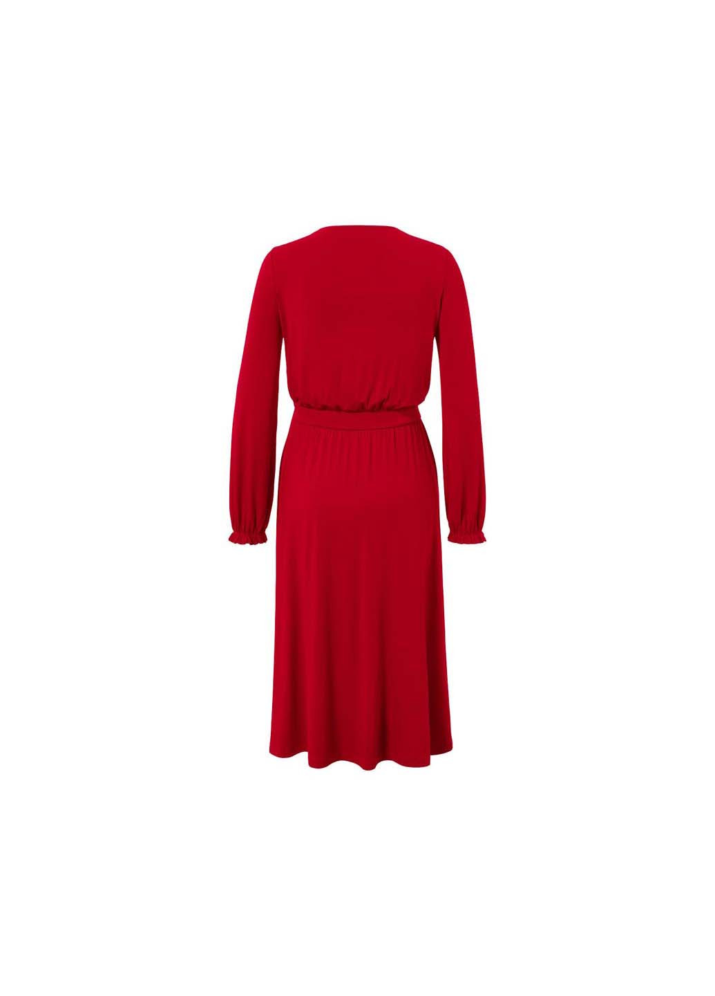 Красное кэжуал платье Tchibo