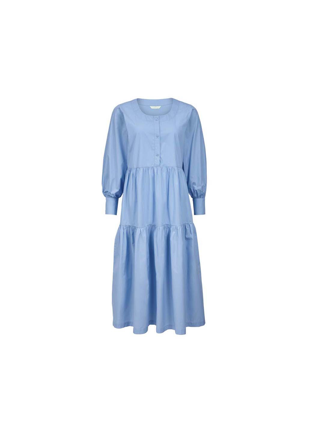Голубое кэжуал платье Tchibo