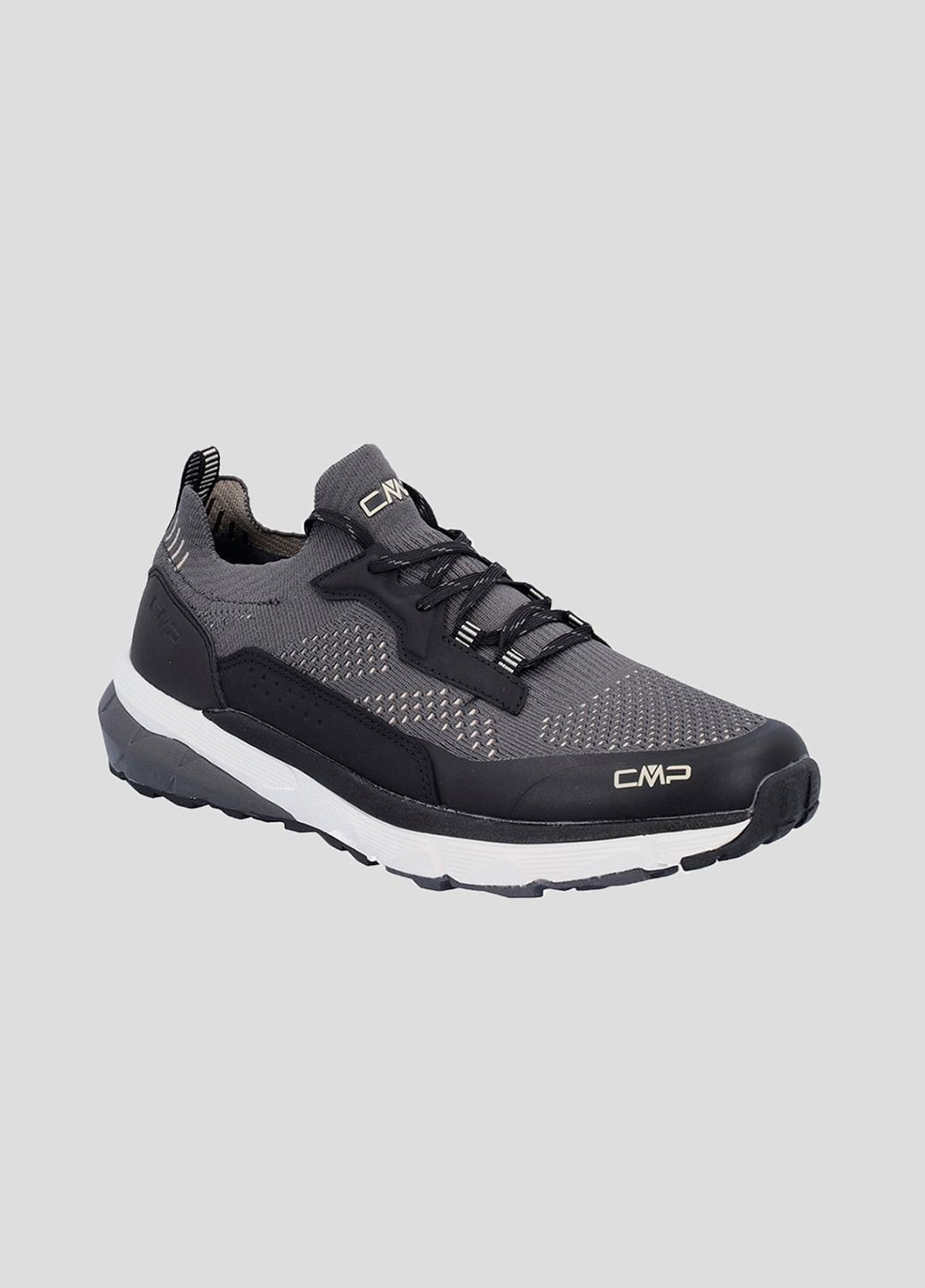 Серые демисезонные темно-серые кроссовки для спорта alyso fitness shoe CMP