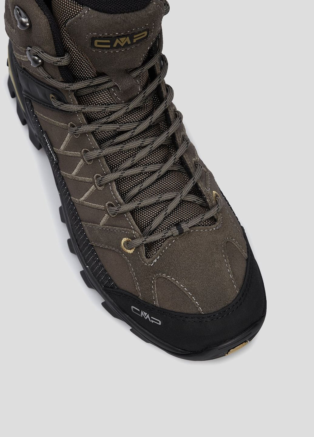 Коричневые демисезонные коричневые ботинки для треккинга rigel mid trekking shoe wp CMP