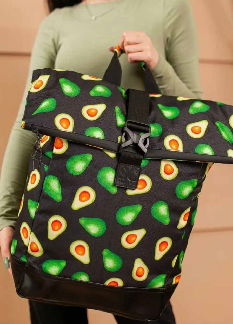 Рюкзак роллтоп Travel bag авокадо зеленый RKTB04134 SG (277610125)