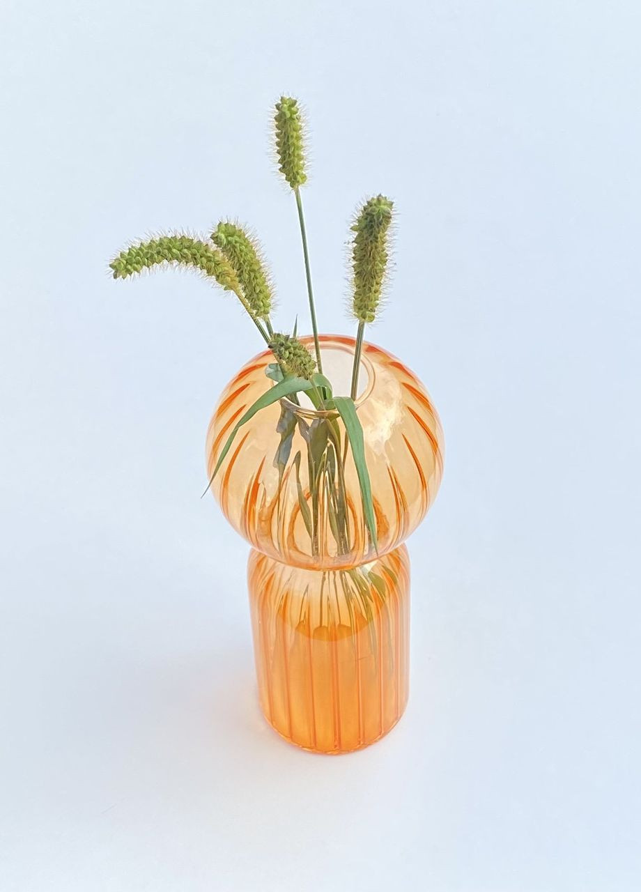 Ваза для цветов декоративная ваза Лимо высота 18 см для декора дома REMY-DECOR (277371534)