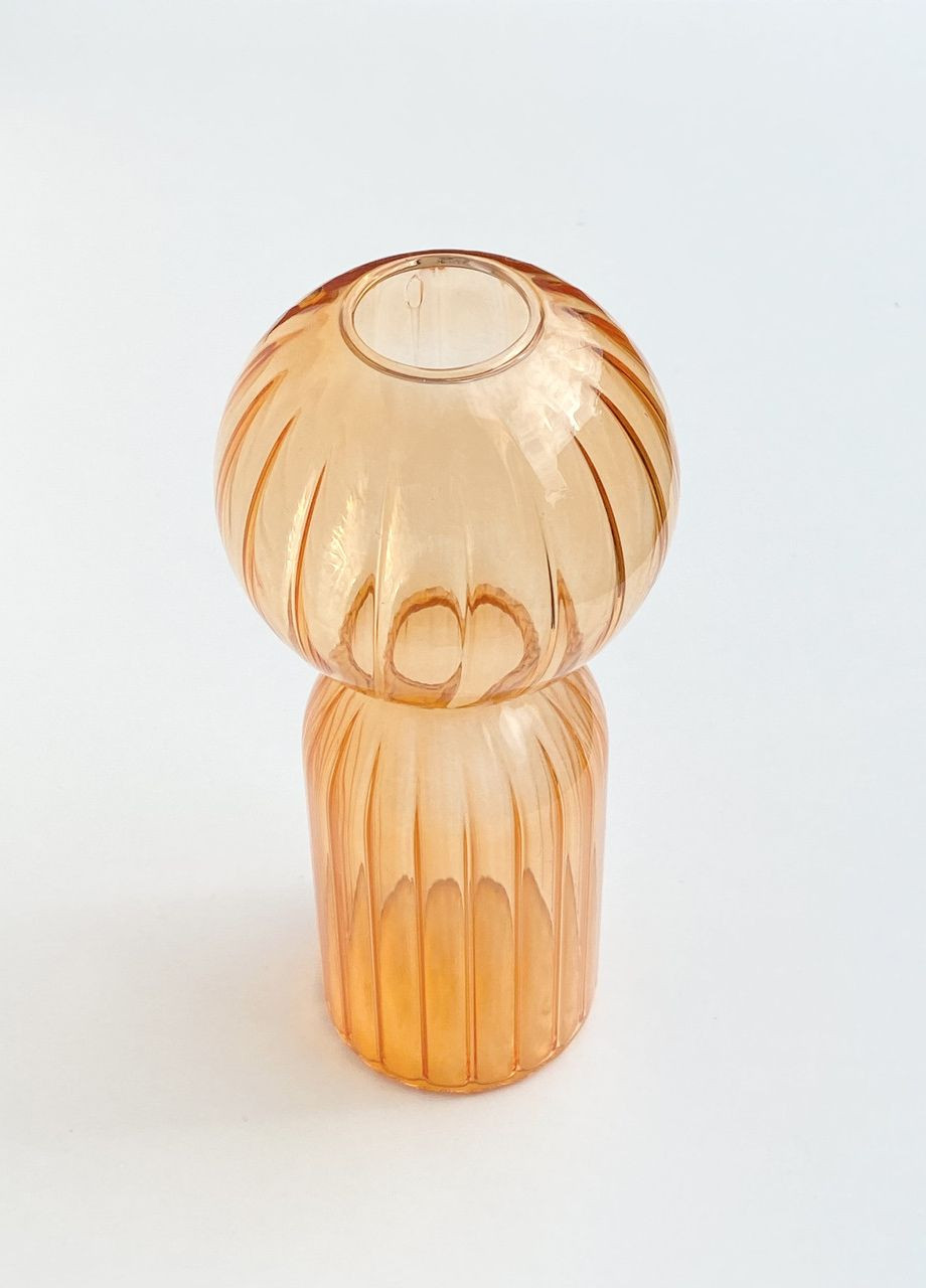 Ваза для цветов декоративная ваза Лимо высота 18 см для декора дома REMY-DECOR (277371534)