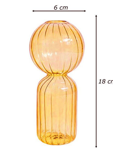 Ваза для квітів декоративна ваза Лімо висота 18 см для декору будинку REMY-DECOR (277371534)