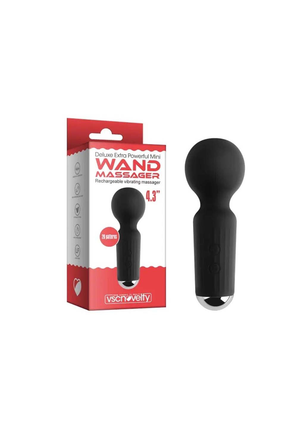 Міні вібростимулятор для жінок Deluxe Extra Powerful Mini Wand Massager Vscnovelty (277608287)