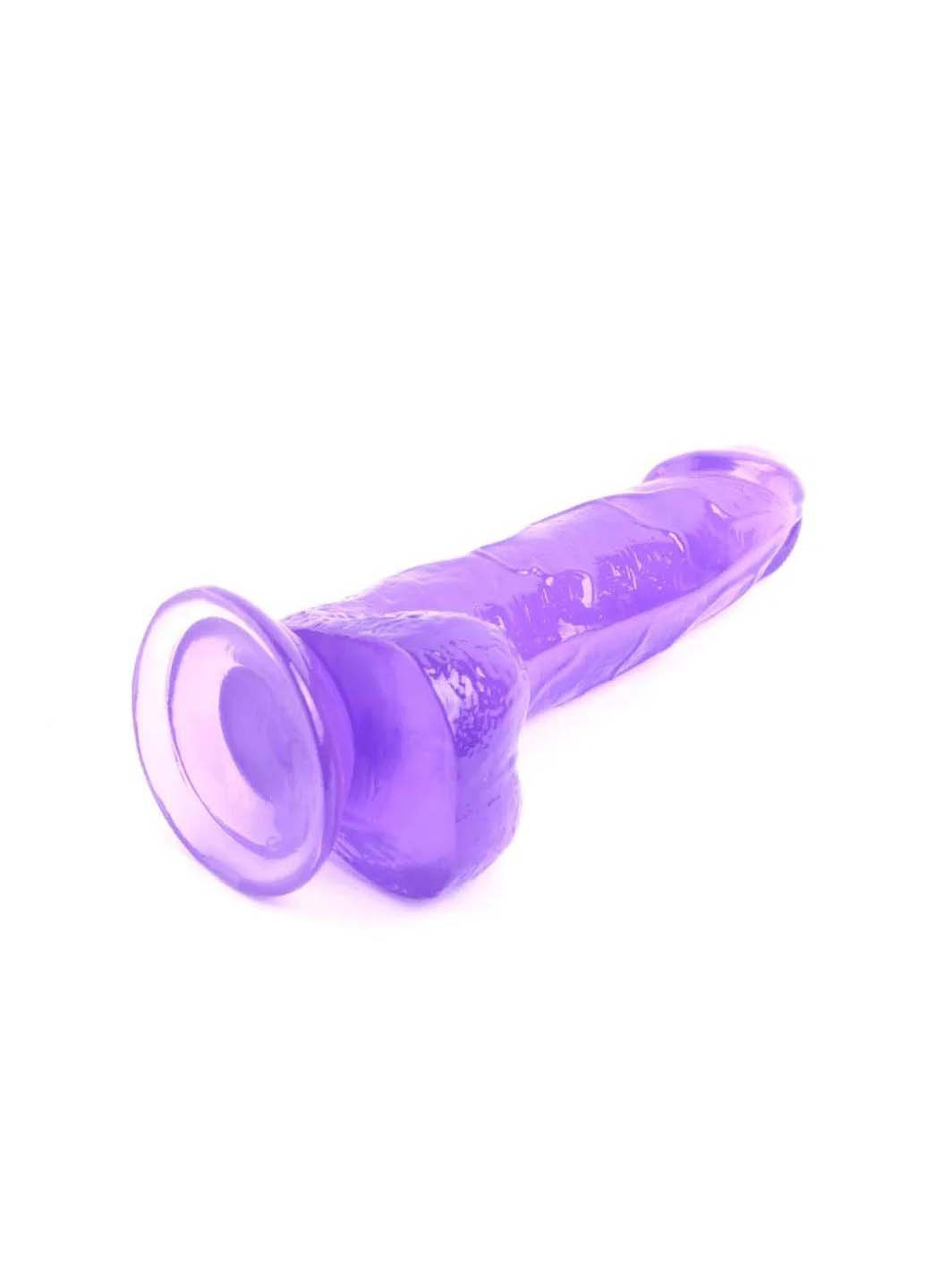 Фалоімітатор Crystal Jellies Realistic Dildo Purple Mr. Rude 7.9 Vscnovelty (277608282)
