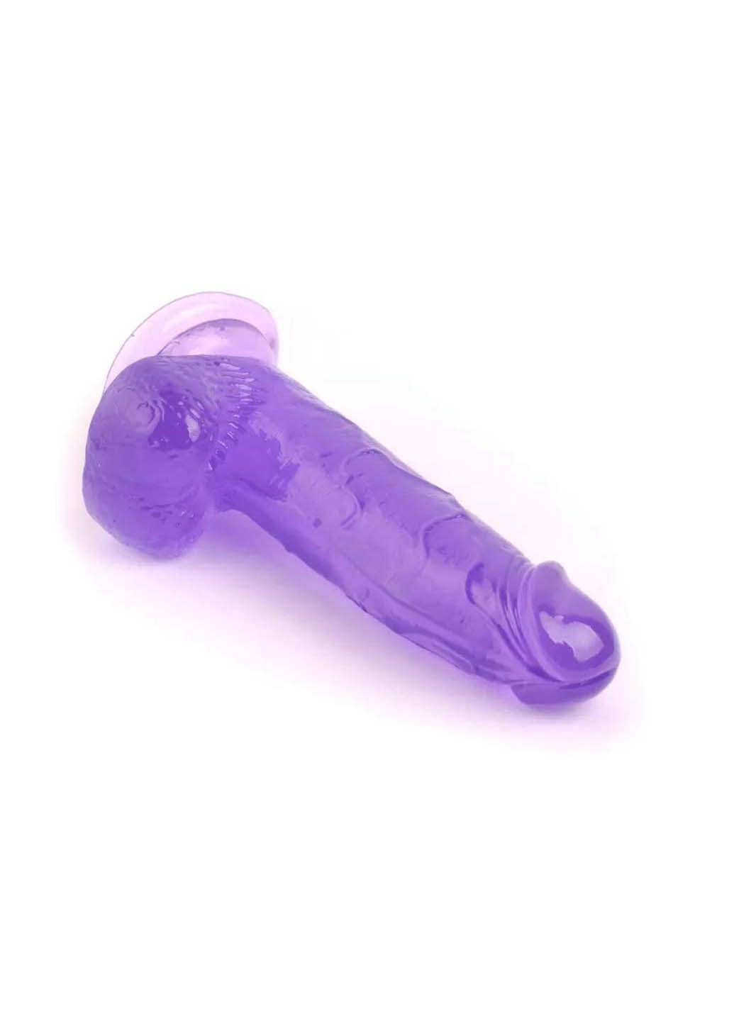 Фалоімітатор Crystal Jellies Realistic Dildo Purple Mr. Rude 7.9 Vscnovelty (277608282)