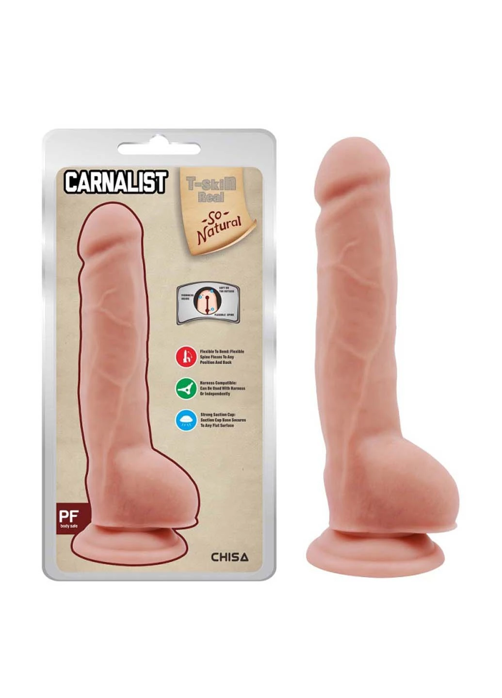 Фалоімітатор на присосці Carnal Pleasure Chisa (277608273)