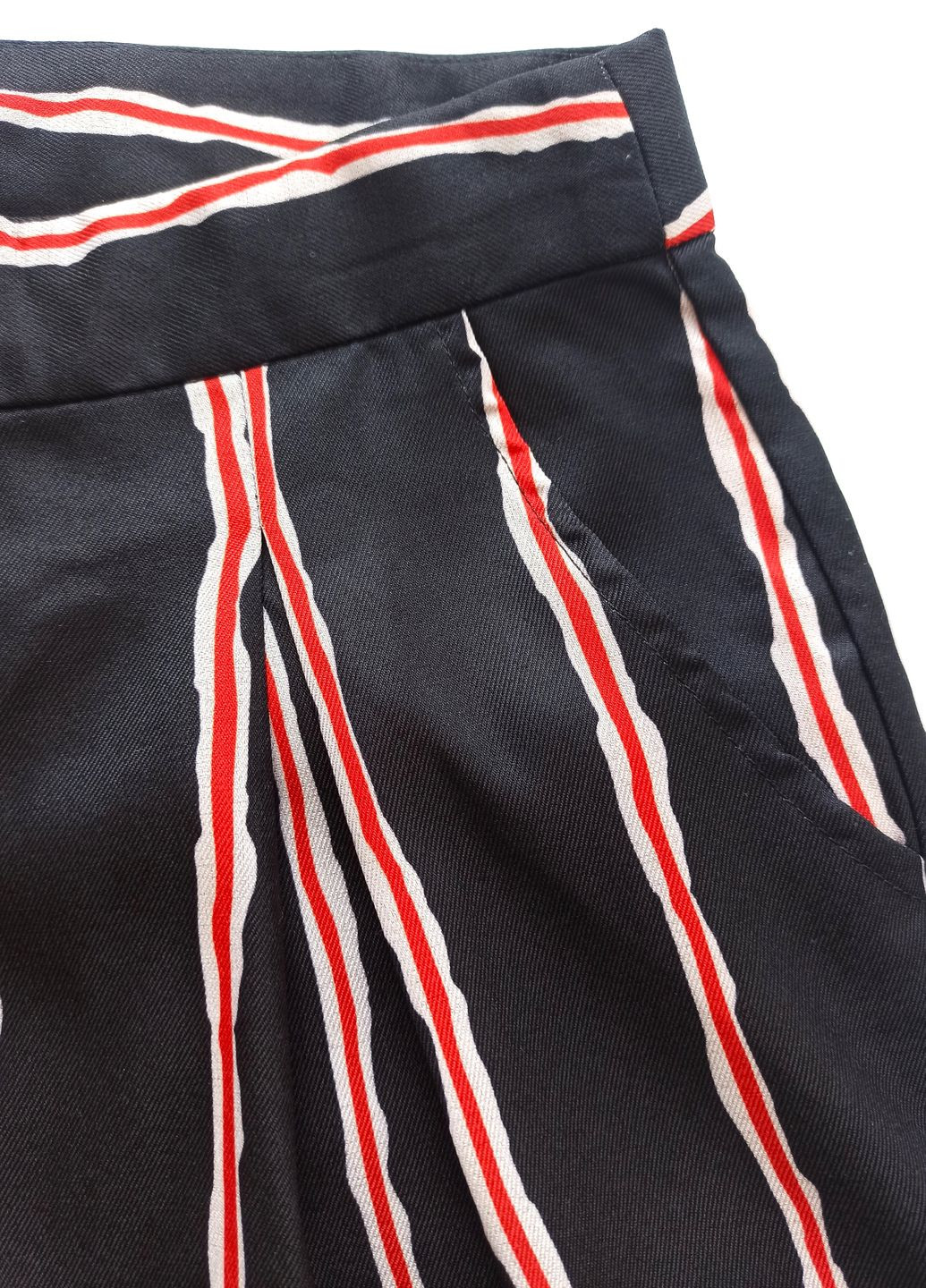 Чорний літній комплект костюм жакет + шорти-бермуди для дівчинки ge650672/616668 чорний полосатий Gaialuna