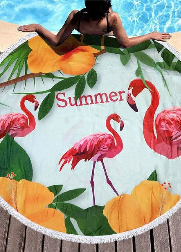 Круглый плажный коврик Shamrock (277413156)