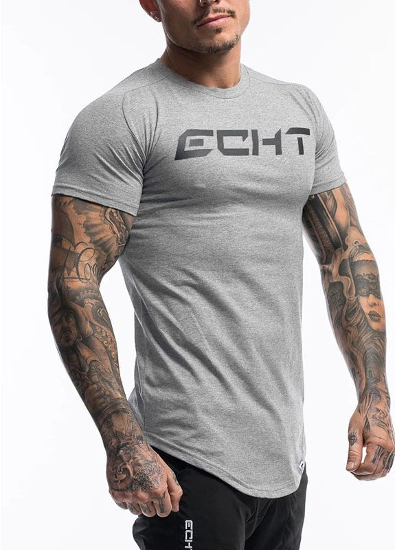 Сіра чоловіча футболка ECHT