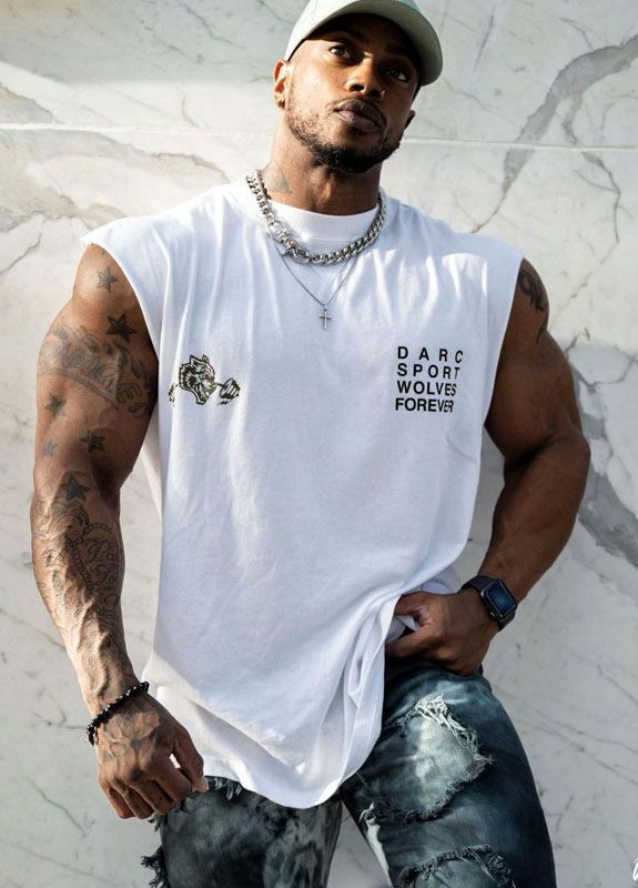 Біла чоловіча футболка ECHT