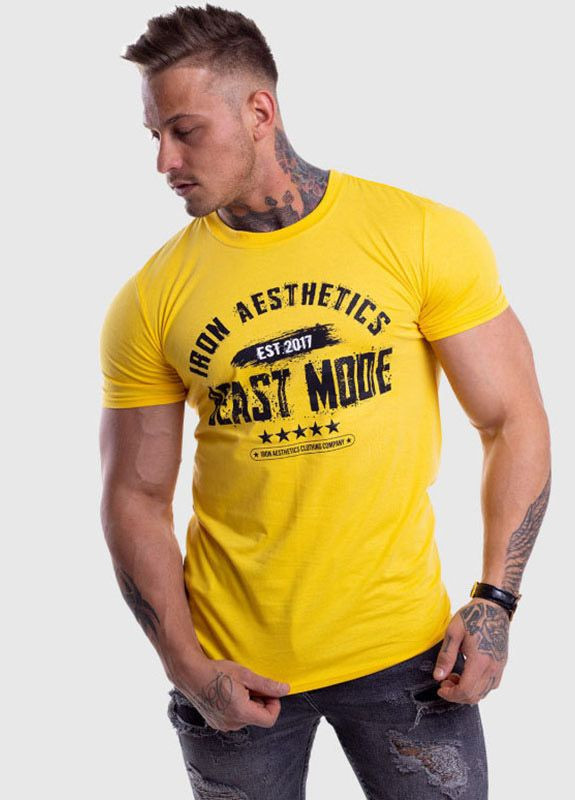 Желтая мужская футболка BUTZ