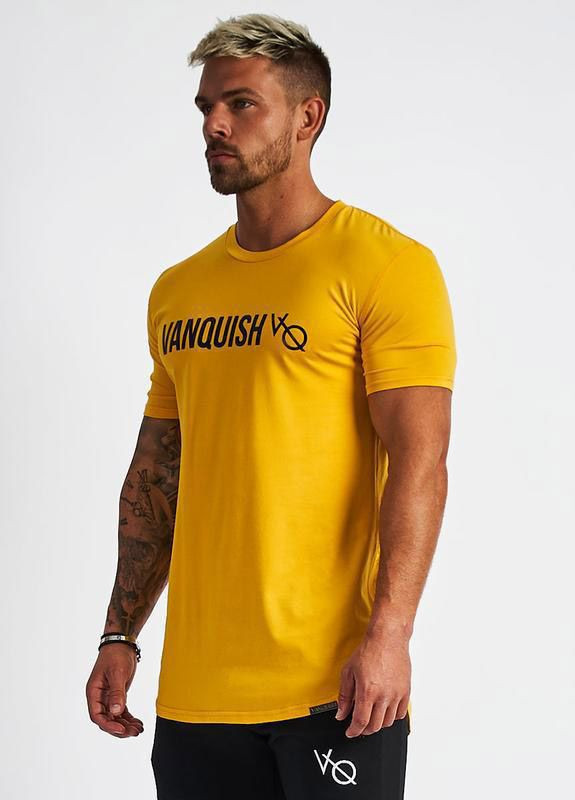 Желтая мужская футболка VQH