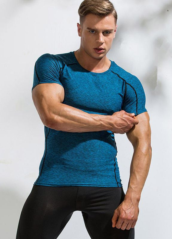 Синяя мужская футболка Deenyt