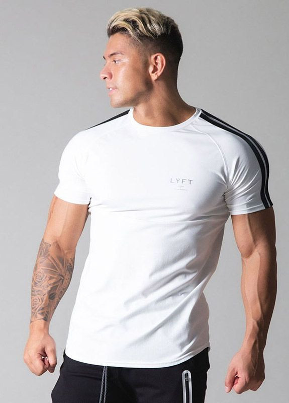 Белая мужская футболка Lyft