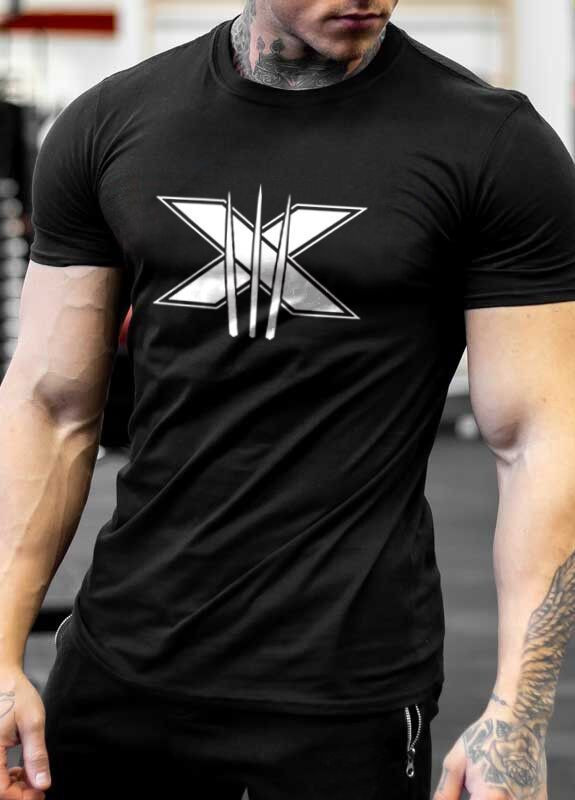 Черная мужская футболка Alpha