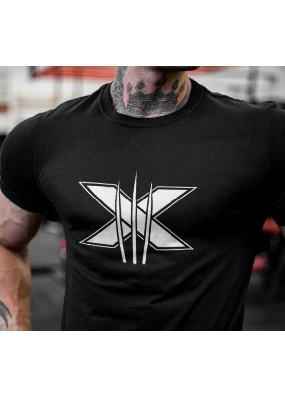 Черная мужская футболка Alpha