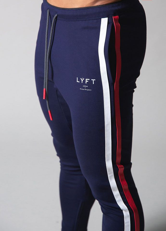Темно-синие спортивные демисезонные брюки Lyft