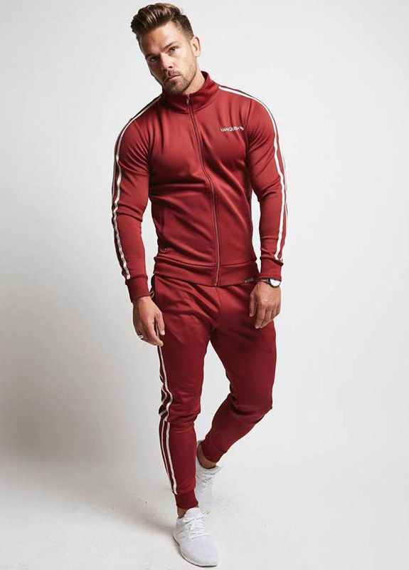Красный демисезонный спортивный костюм VQH