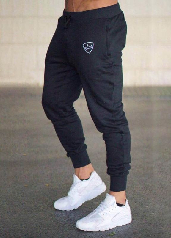 Черные спортивные демисезонные брюки MCET