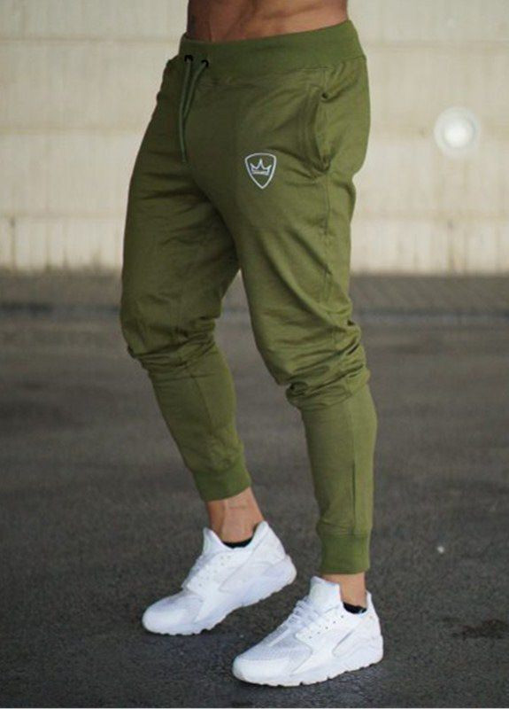 Зеленые спортивные демисезонные брюки MCET