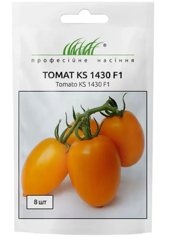 Семена Томат KS 1430 F1 желтая сливка 8 шт Професійне насіння (277632127)