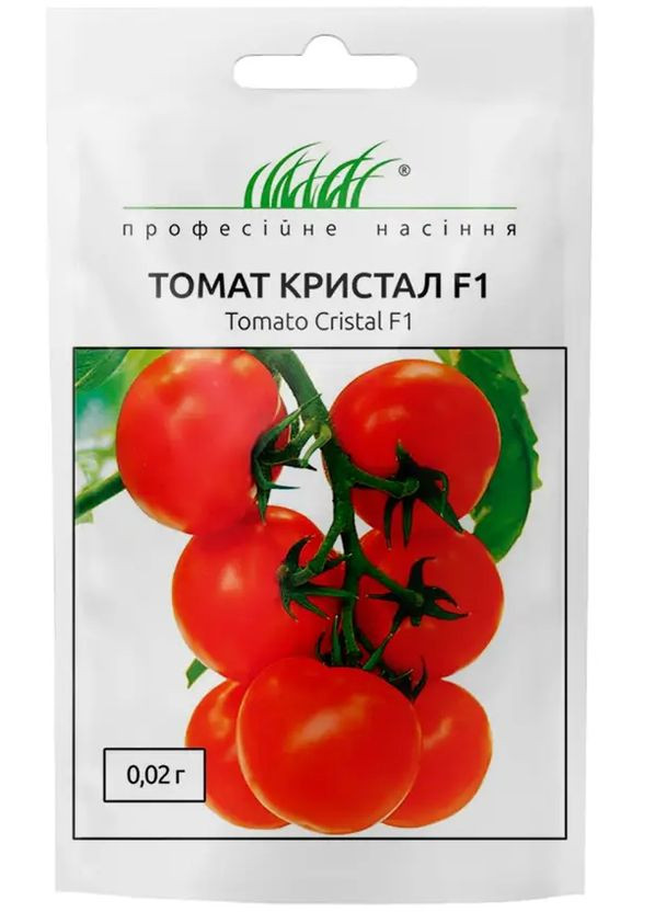 Семена Томат Кристал F1 высокорослый 10 шт Професійне насіння (277632104)