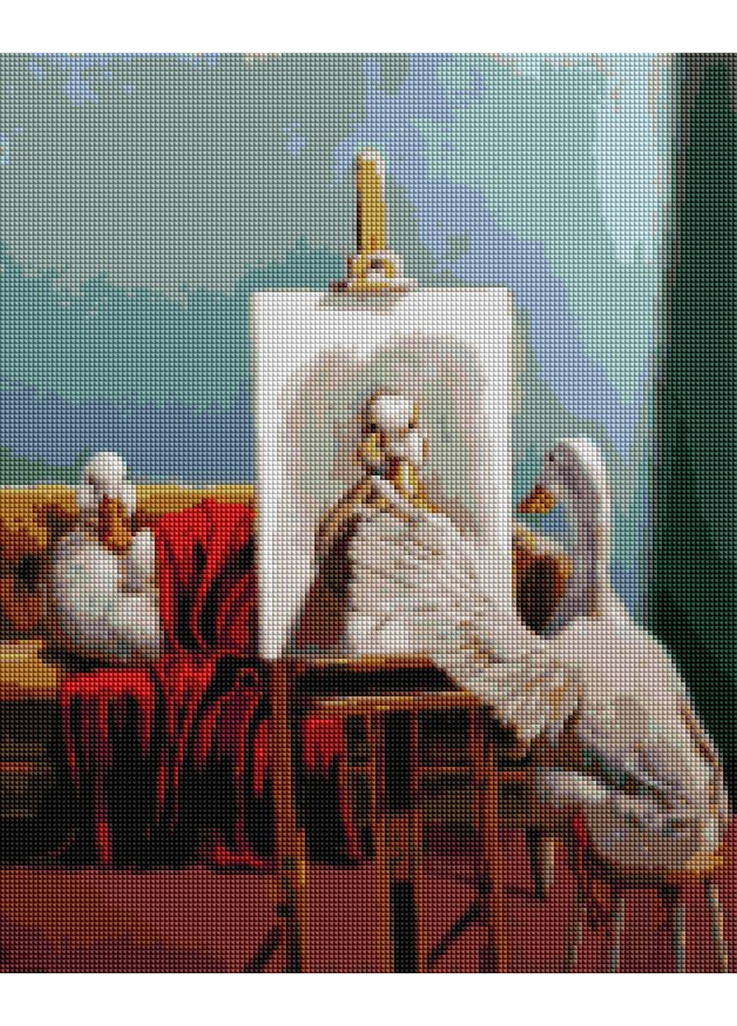 Алмазная мозаика "Утка Ателье ©Lucia Heffernan" Brushme (277693439)