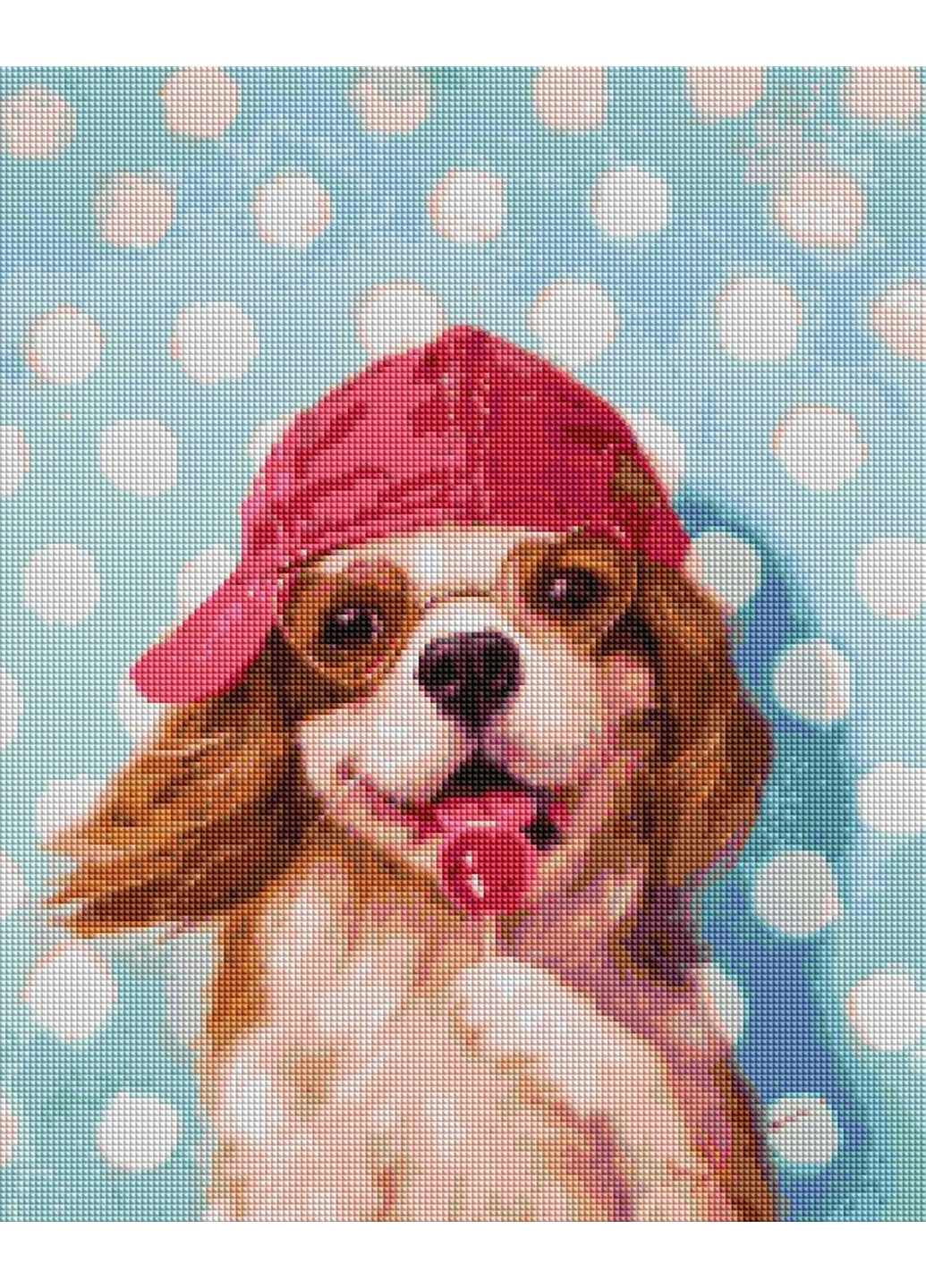 Алмазна мозаїка "Пісик з льодяником © Lucia Heffernan" Brushme (277691603)