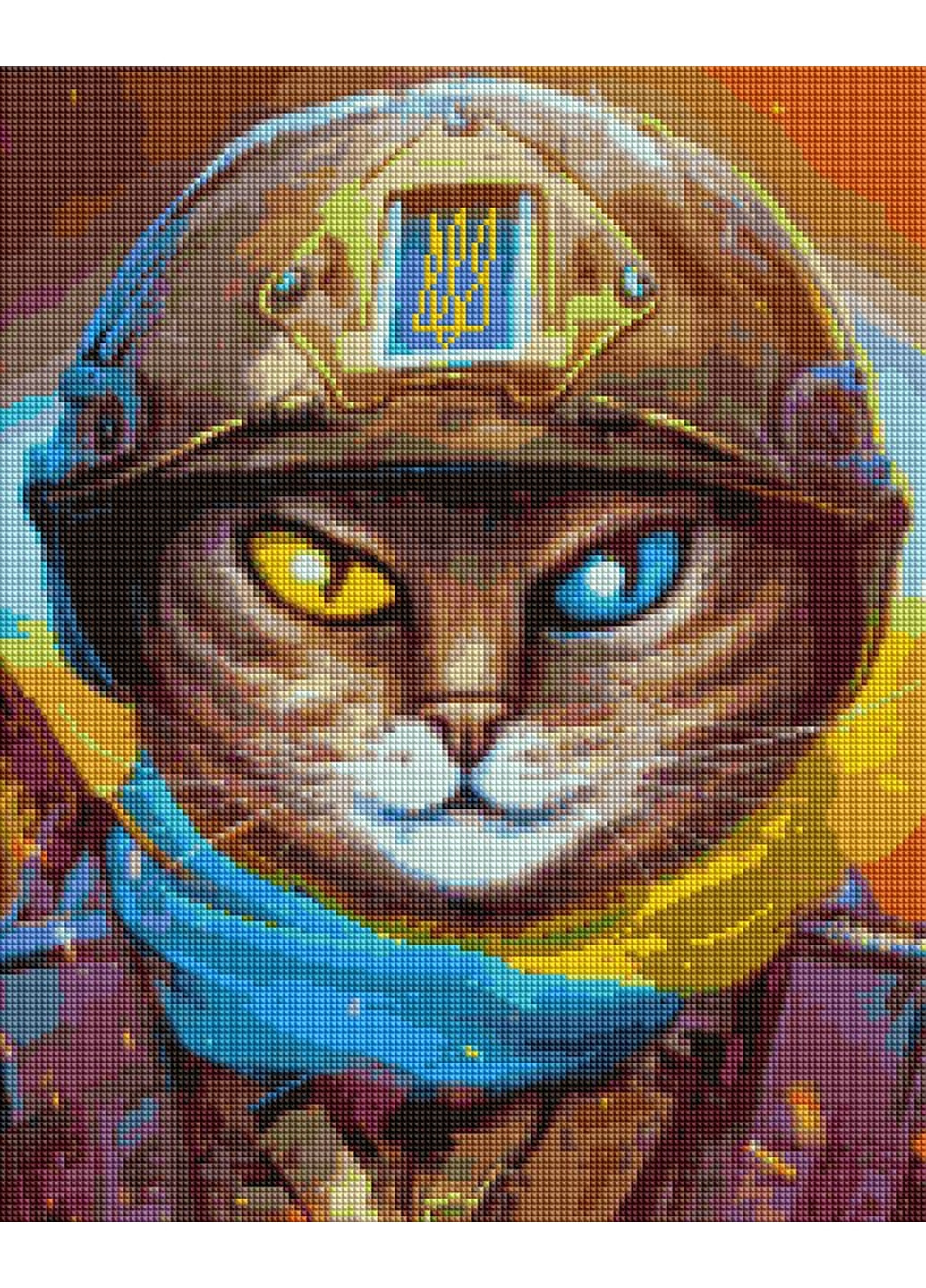 Алмазна мозаїка "Котик Захисник © Маріанна Пащук" Brushme (277693544)